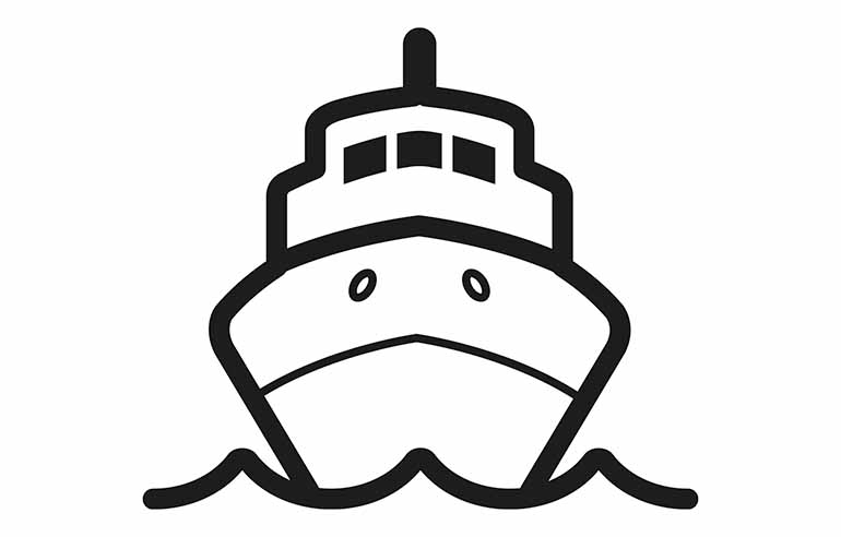 Marine and shipbuilding industry fluid transfer systems icon