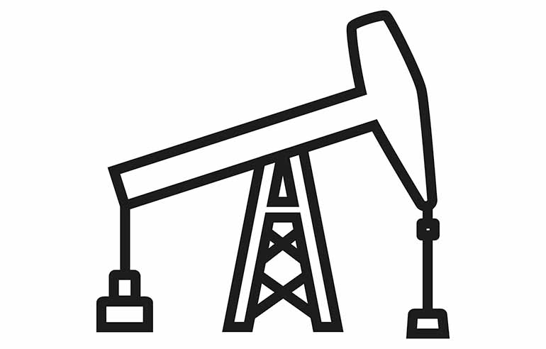 Oil and gas industry fluid transfer and dispensing systems icon