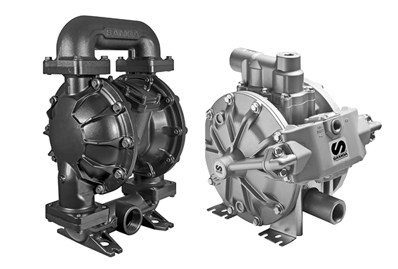 Pneumatic diaphragm pumps