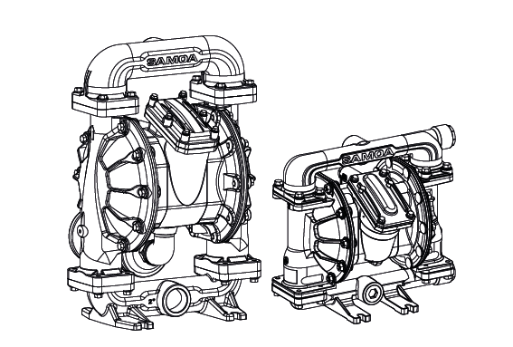 Pivot Series diaphragm pumps spare parts