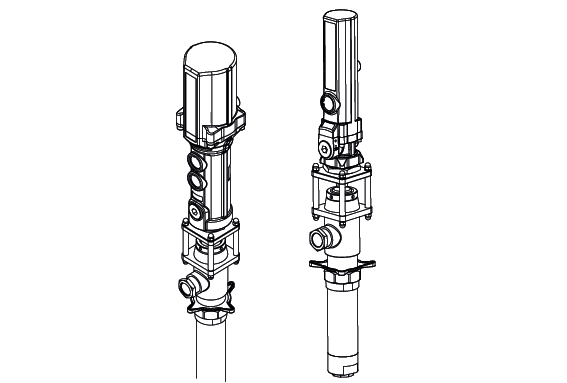 Double ball piston pumps spare parts