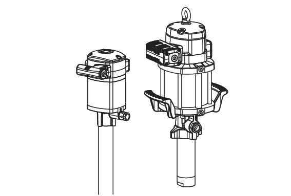 Pneumatic piston pumps spare parts