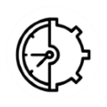 High durability and efficiency in industrial fluid management icon