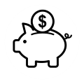 Cost savings and efficiency optimization in industrial fluid management icon