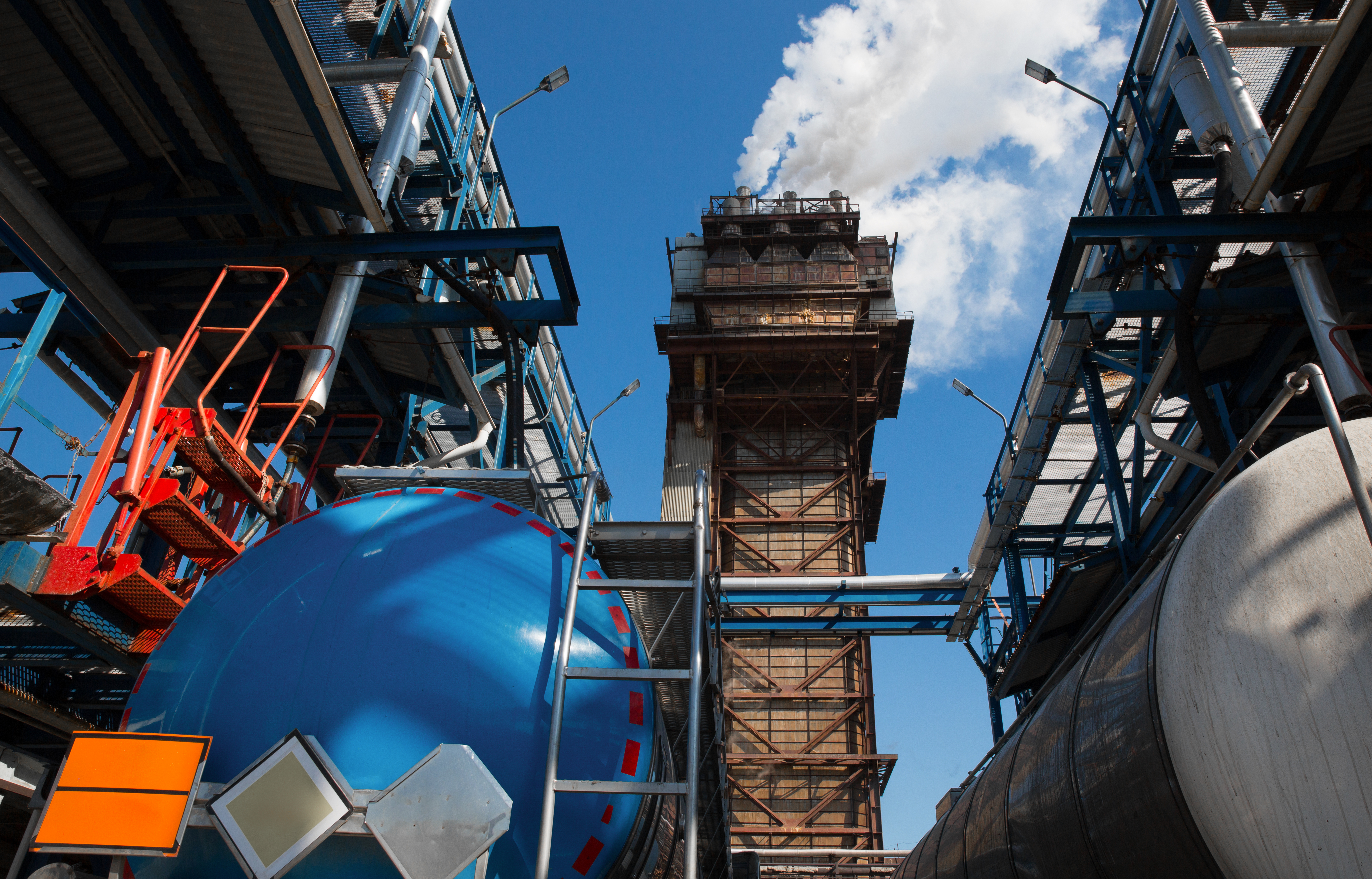 Nitric acid tanks