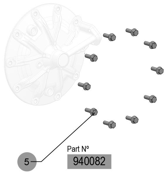 HEX. SCREW M8x25 DIN-6921