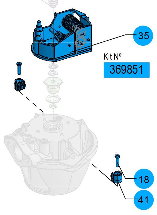 TOTALIZER MECHANISM KIT (LITRES)