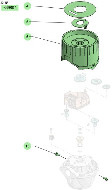 MC30-AF HOUSING KIT (LITRES)