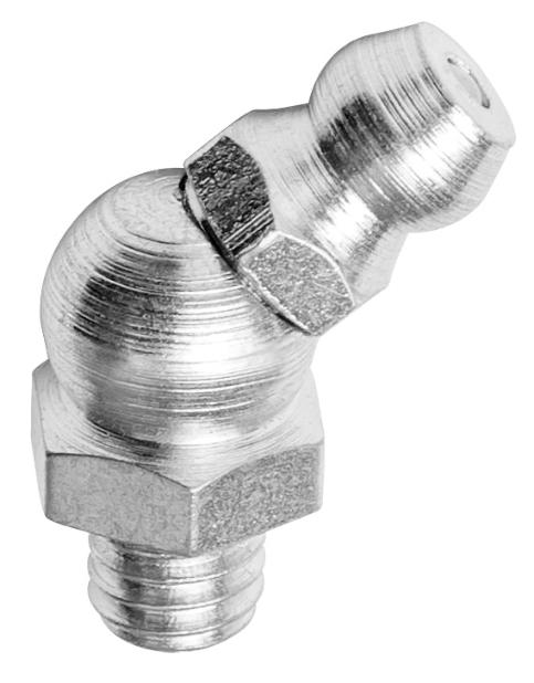 MT-506 HYDRAULIC GREASE NIPPLE, 45° ANGLED, METRIC THREAD, M 6 x 1,00