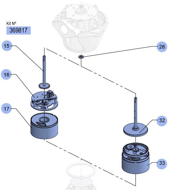 MC30 MEASURING CHAMBER KIT (GALLONS)