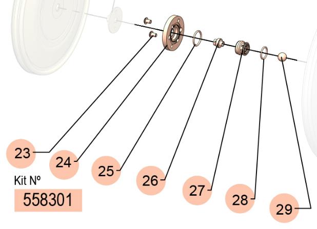 DF PUMP SENSORS KIT, 558301 CODE