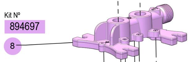 DC-20 (BSP) INLET MANIFOLD KIT