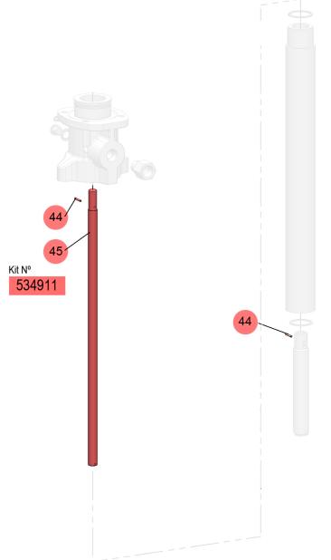 PM45-40:1 / PM45-70:1 (SHORT) CONNEC. ROD KIT