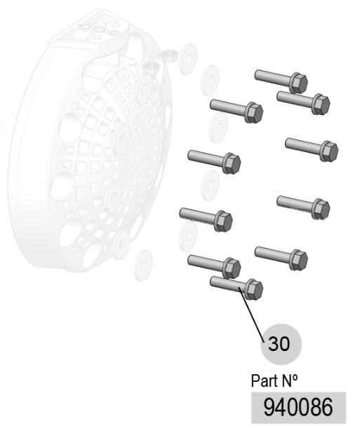 HEX. SCREW M8X35 DIN6921-A2