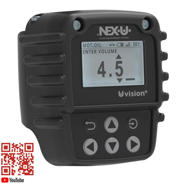 U·VISION+, DIGITAL METERED WITH DISPLAY AND ACCESS KEYPAD FOR CONTROL VALVE