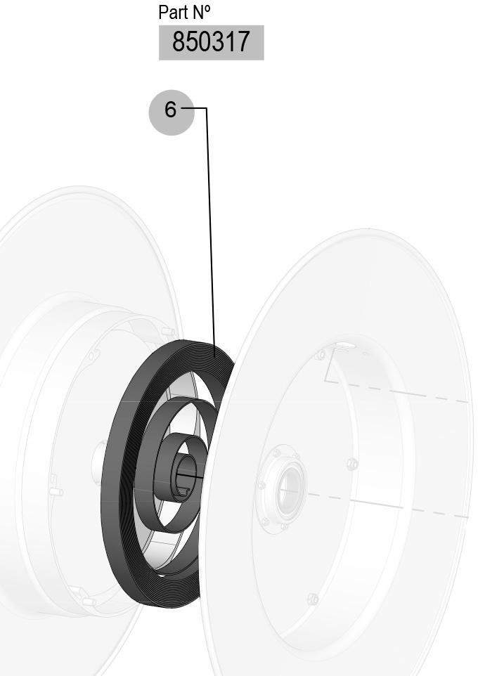 RM-100 (5082XX) POWER SPRING, 850317 CODE