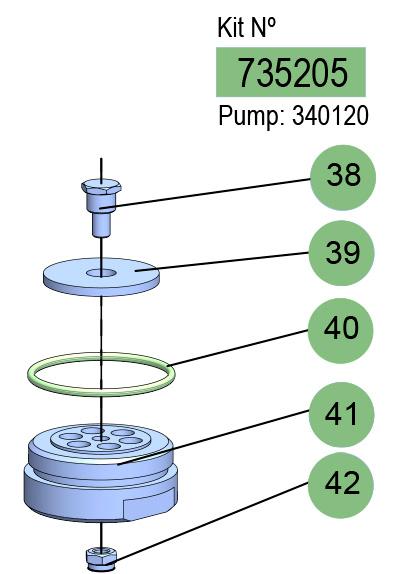 PM4-3:1/S FOOT VALVE KIT