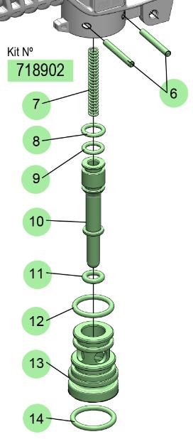 FV50-12 VALVE KIT