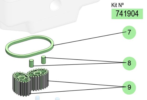 EGM700-18 GEARS KIT