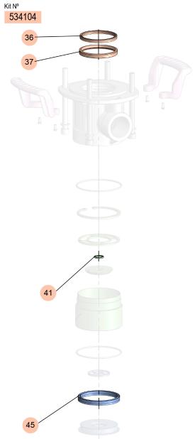 PM60-3:1 LOWER SEAL KIT