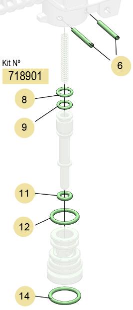 FV50-12 VALVE SEALS KIT