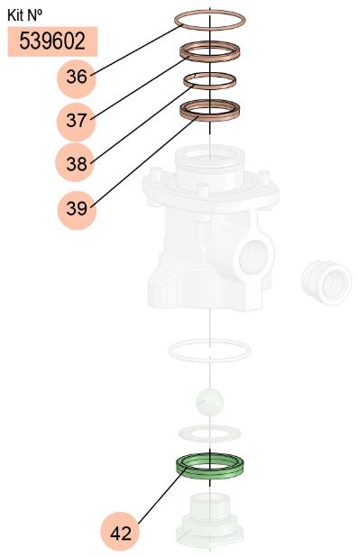 PM45-6:1 / PM60-12:1 LOWER SEAL KIT