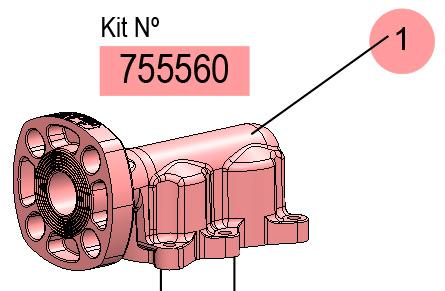 OUTLET MANIFOLD KIT DP-200 (555164)