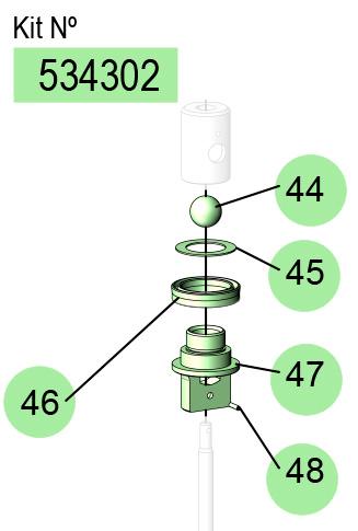 PM45-10:1 / PM80-35:1 UPPER VALVE KIT