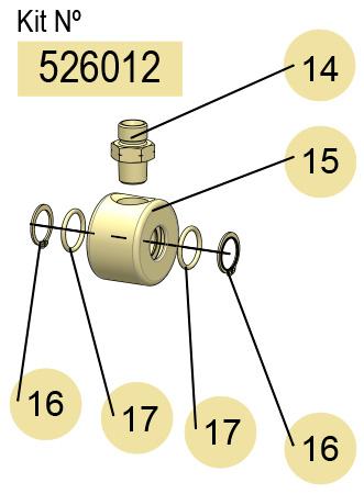 SWIVEL ASSEMBLY KIT, 526012 CODE