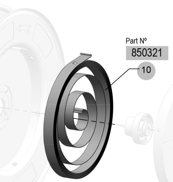 RM-12 (501X00) POWER SPRING, 850321 CODE