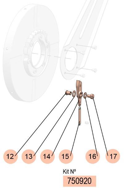 RATCHET ASSEMBLY KIT (501X00), 750920 CODE