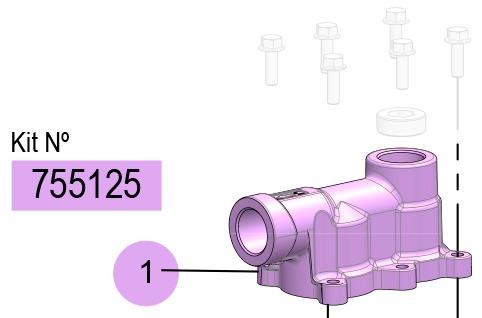 METALLIC DP-200 OUTLET MANIFOLD KIT