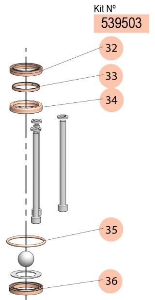 PM35-5:1 LOWER SEAL KIT