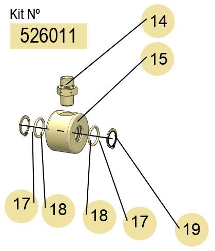 SWIVEL ASSEMBLY KIT, 526011 CODE