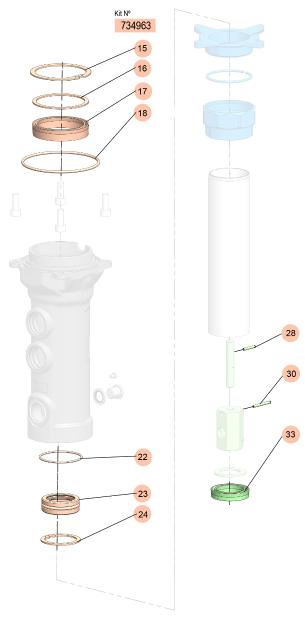 PM4-3:1-ND BODY SEALS KIT