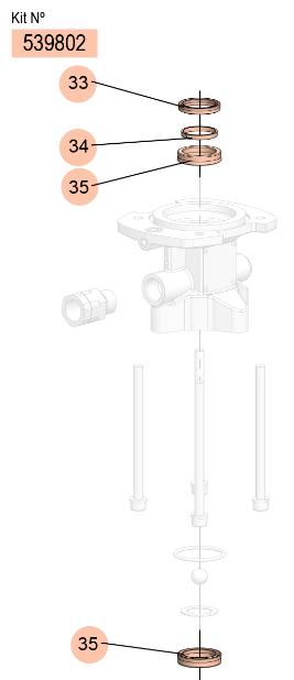 PM35-8:1 LOWER SEAL KIT