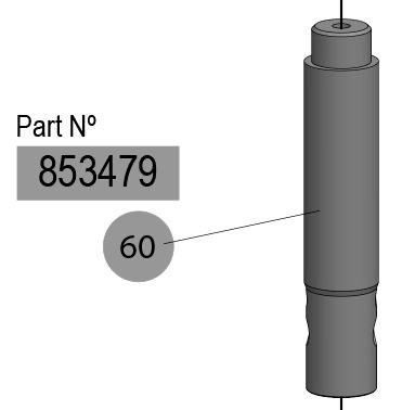 PM35-5:1 AIR MOTOR ROD