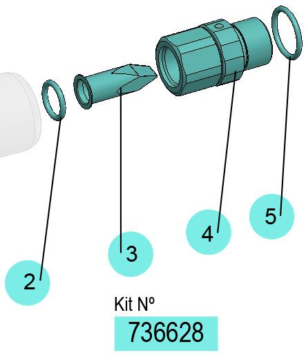 PA40/PCP30 SWIVEL KIT