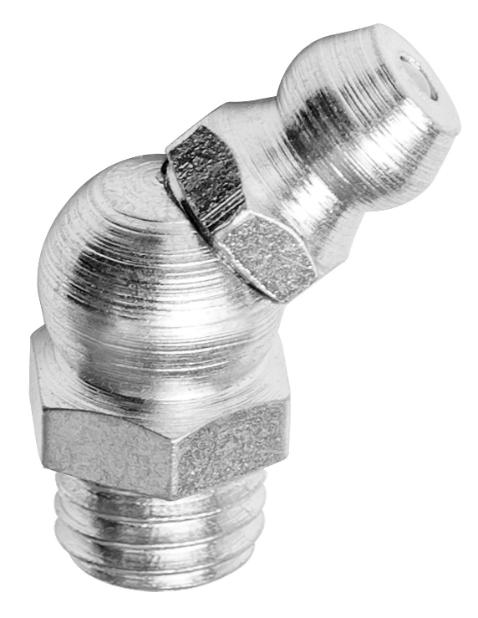 MT-506 HYDRAULIC GREASE NIPPLE, 45° ANGLED, METRIC THREAD, M 8 x 1,25