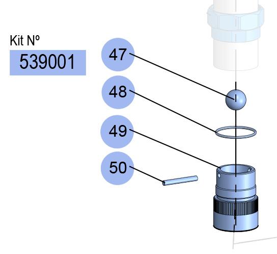 PM45-10:1 (OIL) FOOT VALVE KIT (NPT)