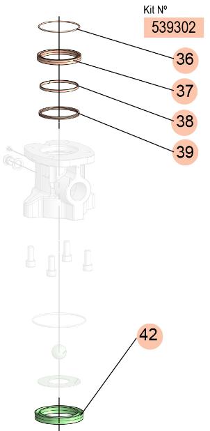 PM45-3:1 / PM60-6:1 LOWER SEAL KIT