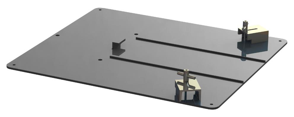 STEEL MOUNTING PLATE FOR 185 KG DRUMS