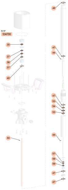 PM45-70:1 LOWER SEAL KIT