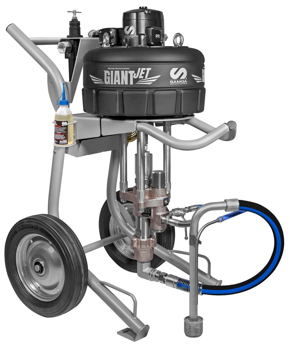 GIANT-JET 50:1 ON TROLLY + LINE FILTER +SUCTION HOSE