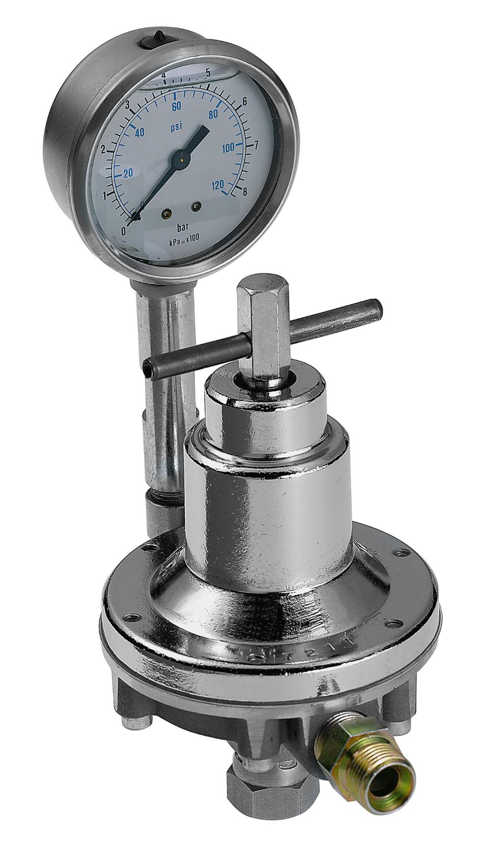 ALUMINIUM LOW PRESSURE MANUAL REGULATOR WITH MANOMETER 0-7 BAR (14
l/min) FLUID INLET: 3/8“ BSPP(F) FLUID OUTLET: 1/4” BSPP (M), MAXIMUM
INPUT PRESSURE: 14 BAR