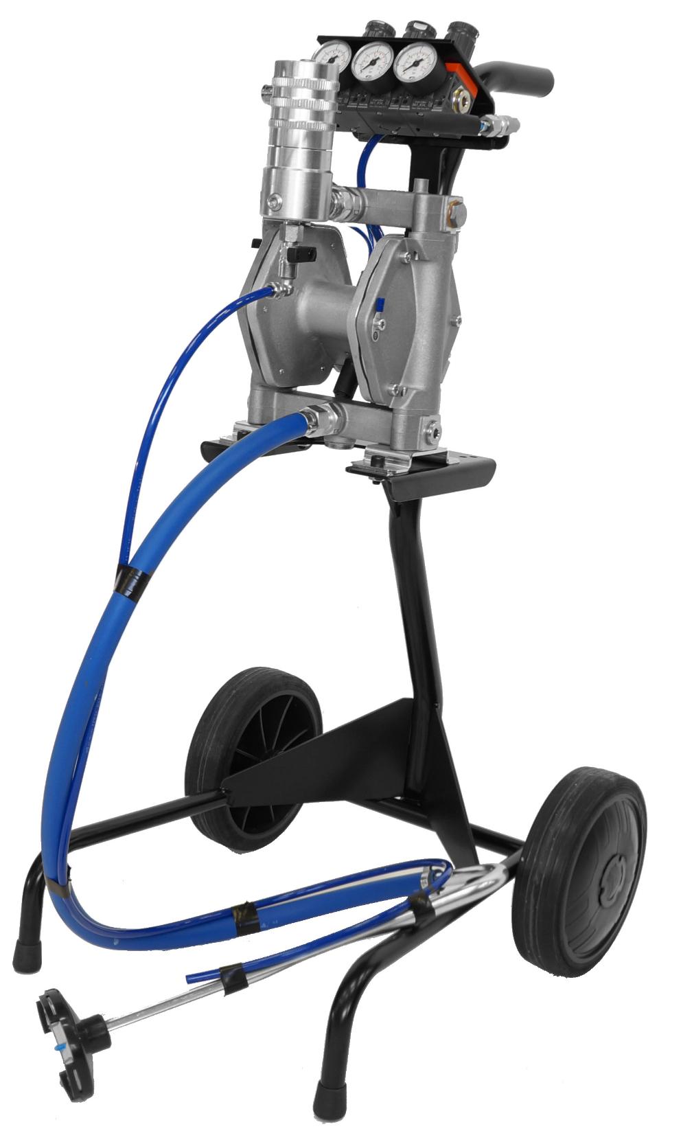 L2 ON Trolley WITH LINE FILTER, AIR REGULATOR AND SUCTION HOSE