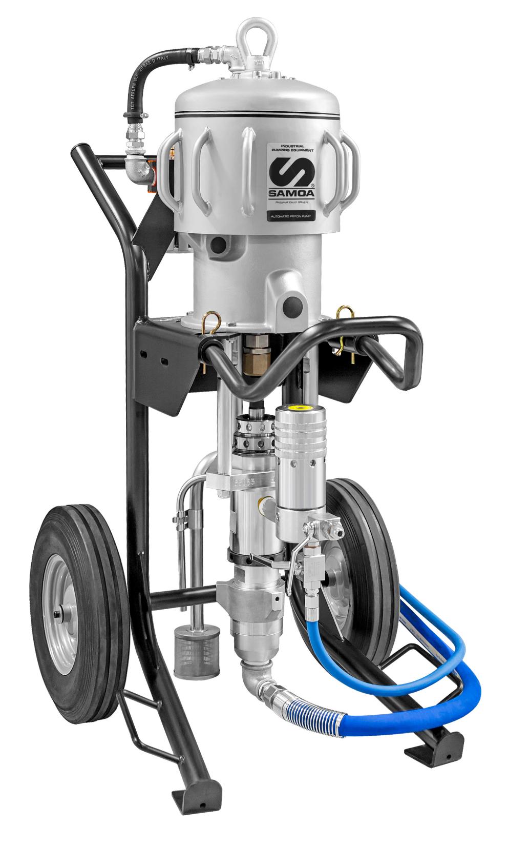 SUPER-NOVA 45:1 ON Trolley WITH LINE FILTER AND RETURN, AIR FRL AND
SUCTION HOSE