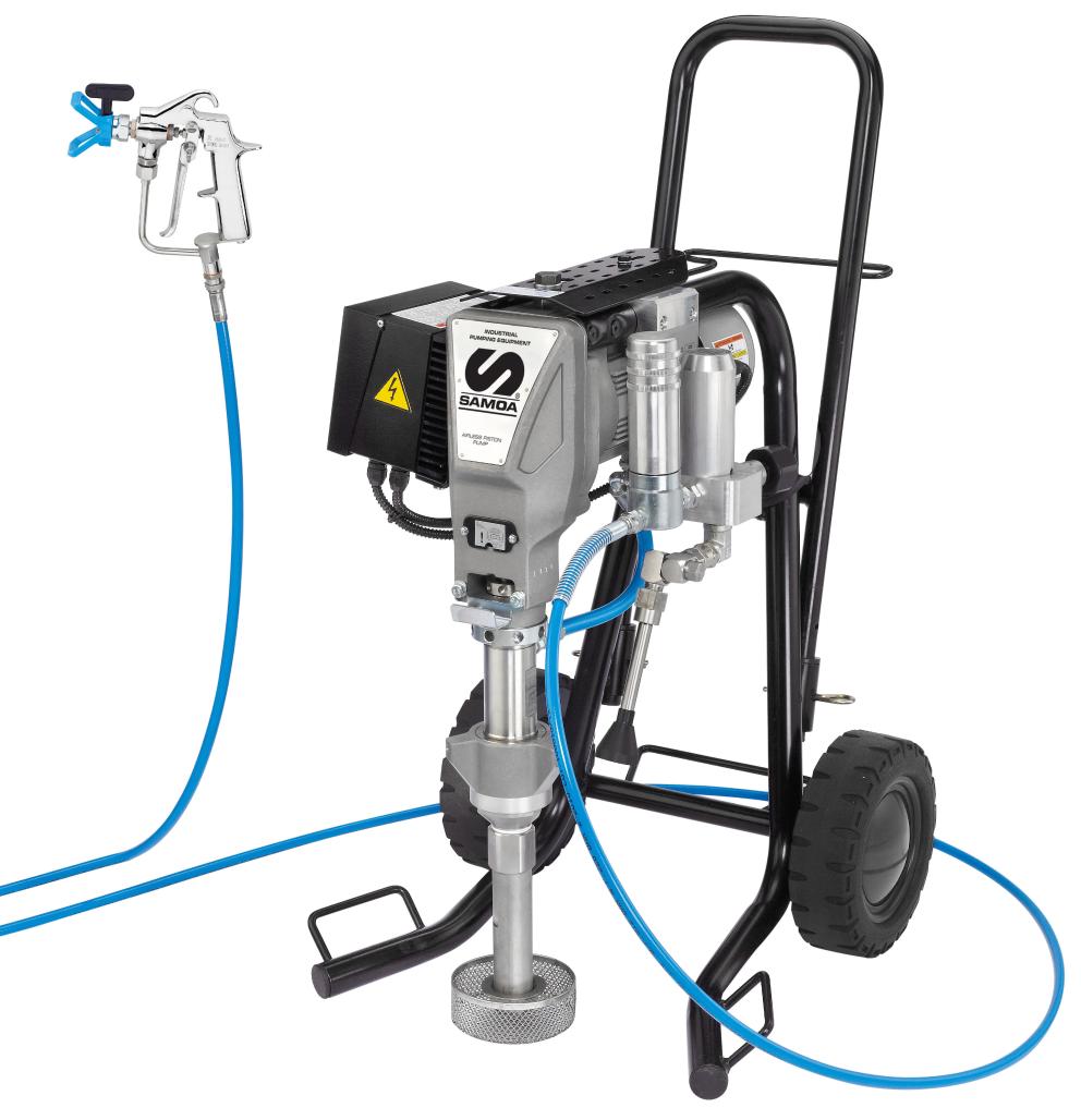 DRAGON 220V  ON TROLLEY WITH SPRAYING KIT (HOSE: 3/8