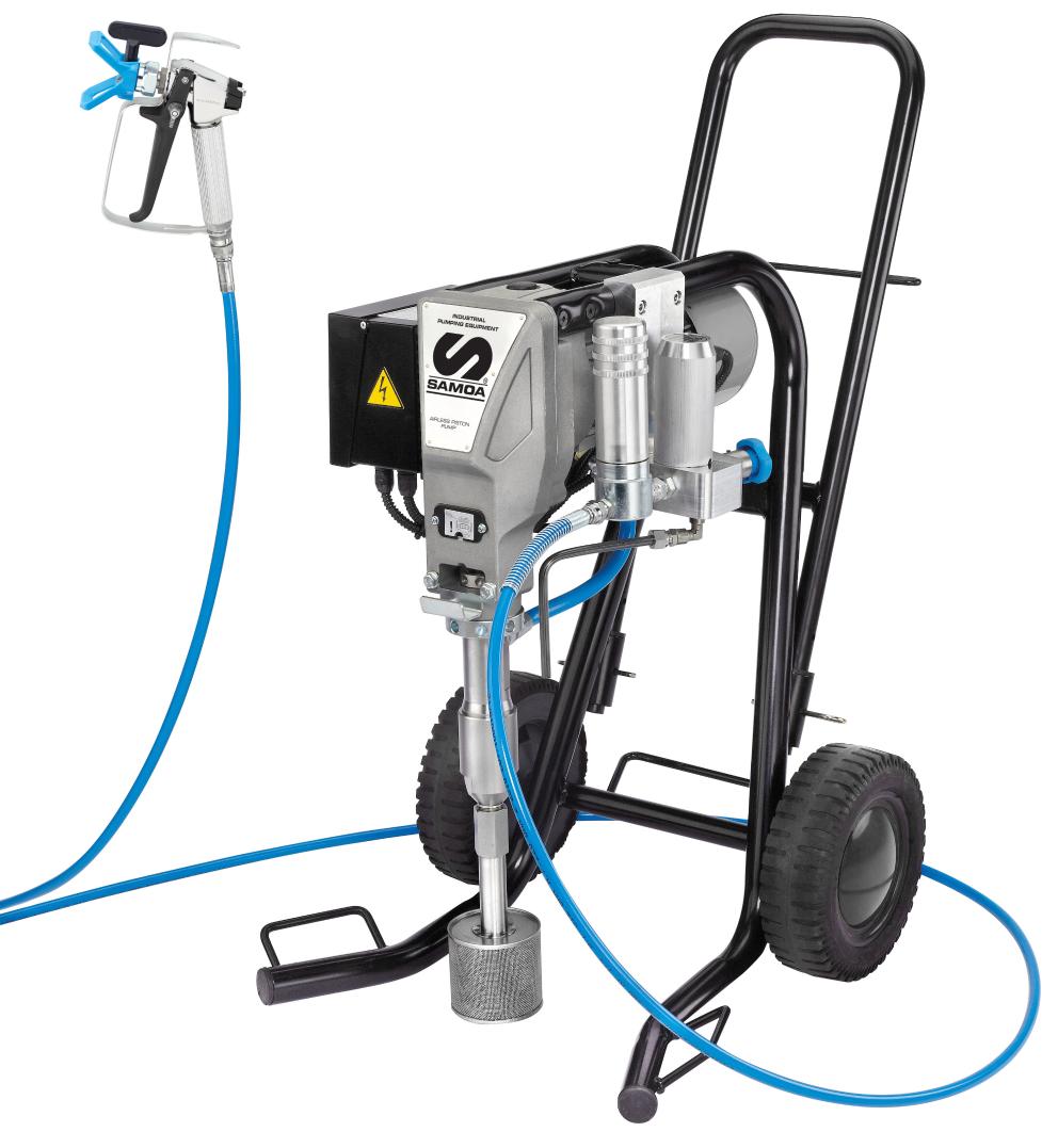 ZEUS 220V  ON TROLLEY WITH SPRAYING KIT (HOSE: 1/4
