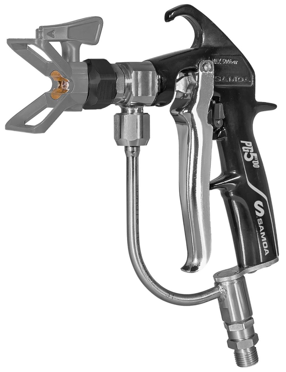 PG500HV GUN WITH 4 FINGERS TRIGGER, INLET CONNECTION 1/4